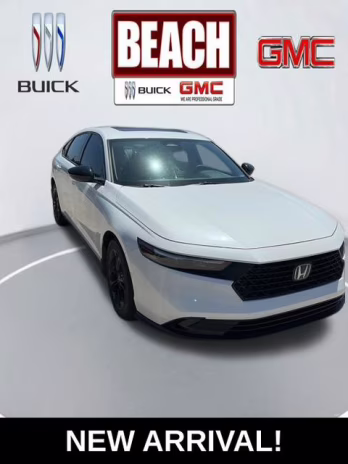 2025 White Honda Accord SE FWD Sedan