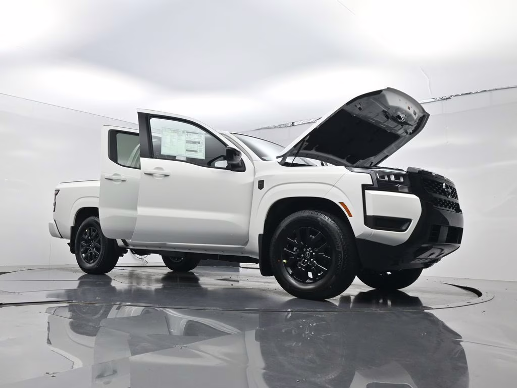 2026 Glacier White Nissan Frontier SV RWD Truck