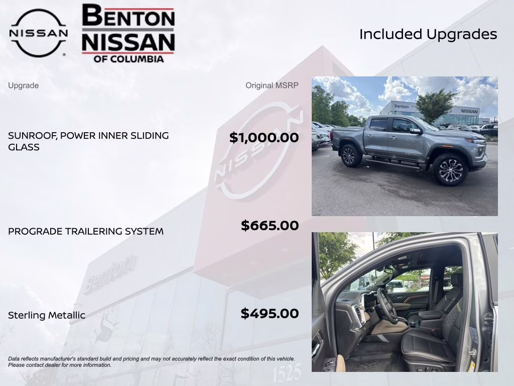 2023 Sterling Metallic GMC Canyon Denali 4X4 Truck