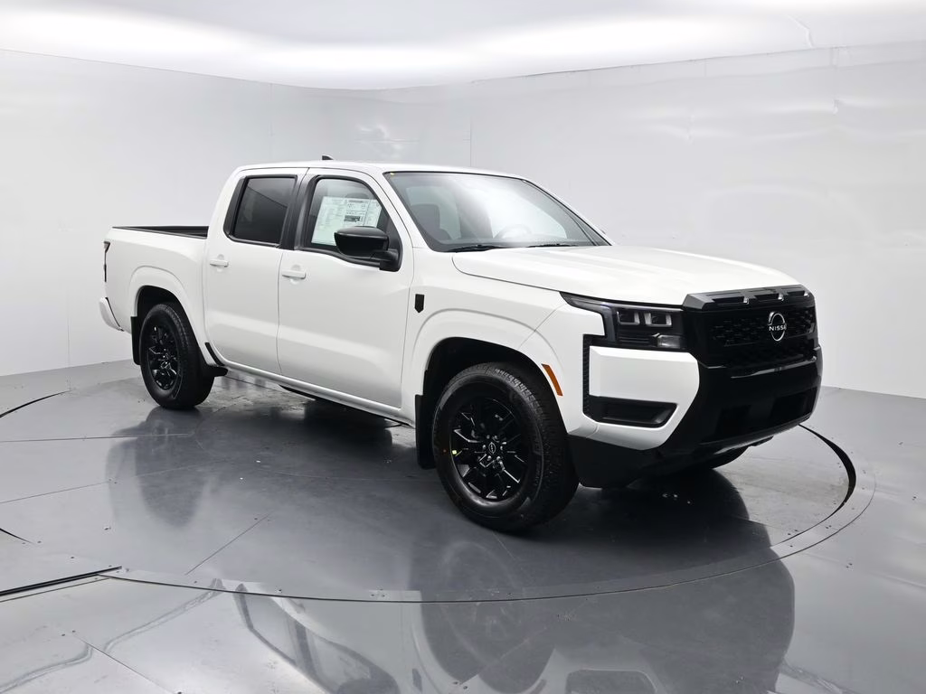 2026 Glacier White Nissan Frontier SV RWD Truck