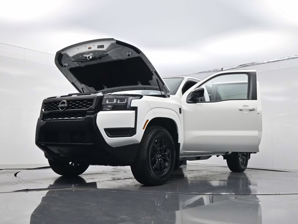 2026 Glacier White Nissan Frontier SV RWD Truck