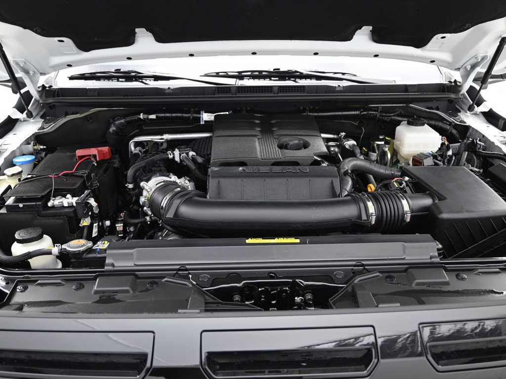 2026 Glacier White Nissan Frontier SV RWD Truck