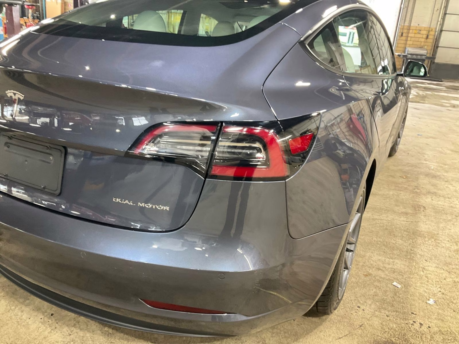 2021 Midnight Silver Metallic Tesla Model 3 Long Range AWD Sedan