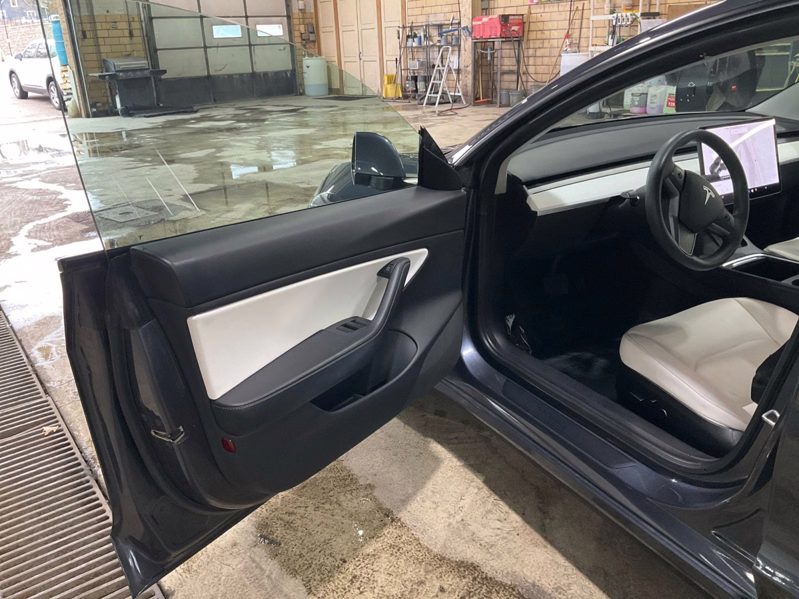 2021 Midnight Silver Metallic Tesla Model 3 Long Range AWD Sedan