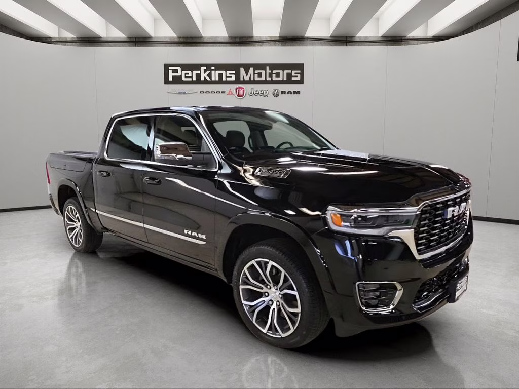 2026 Diamond Black Crystal Pearlcoat Ram 1500 Tungsten 4X4 Truck
