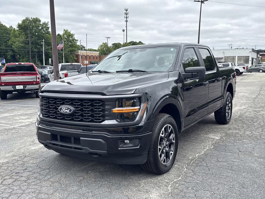 2024 Black Metallic Ford F-150 STX 4X4 Truck