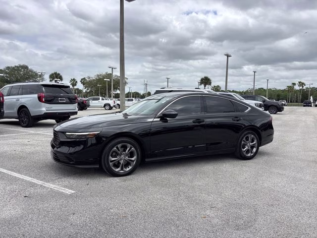 2023 Crystal Black Pearl Honda Accord Sedan EX FWD Sedan