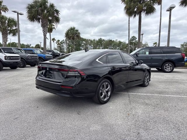 2023 Crystal Black Pearl Honda Accord Sedan EX FWD Sedan