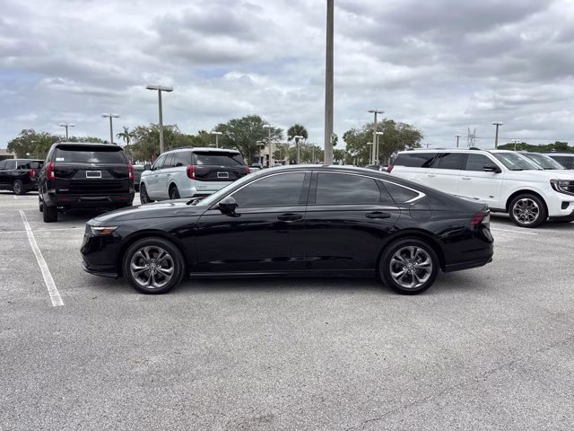 2023 Crystal Black Pearl Honda Accord Sedan EX FWD Sedan