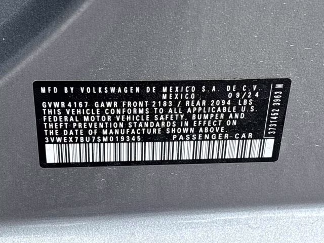 2025 Silver Volkswagen Jetta 1.5T SE FWD Sedan