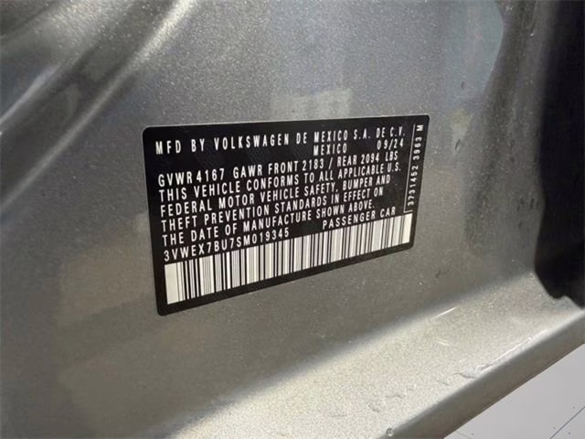 2025 Silver Volkswagen Jetta 1.5T SE FWD Sedan