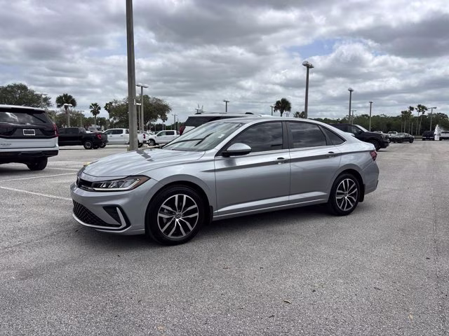 2025 Silver Volkswagen Jetta SE FWD Sedan