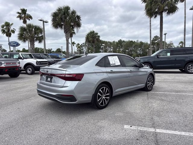 2025 Silver Volkswagen Jetta SE FWD Sedan
