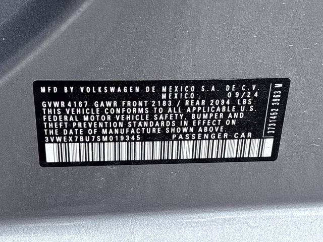 2025 Silver Volkswagen Jetta SE FWD Sedan