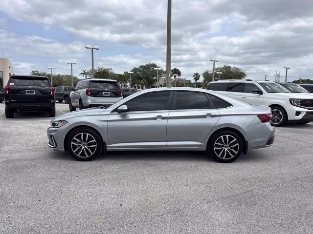 2025 Silver Volkswagen Jetta SE FWD Sedan