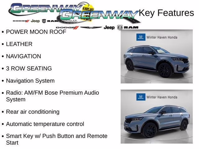 2023 Wolf Gray Kia Sorento SX-Prestige AWD SUV