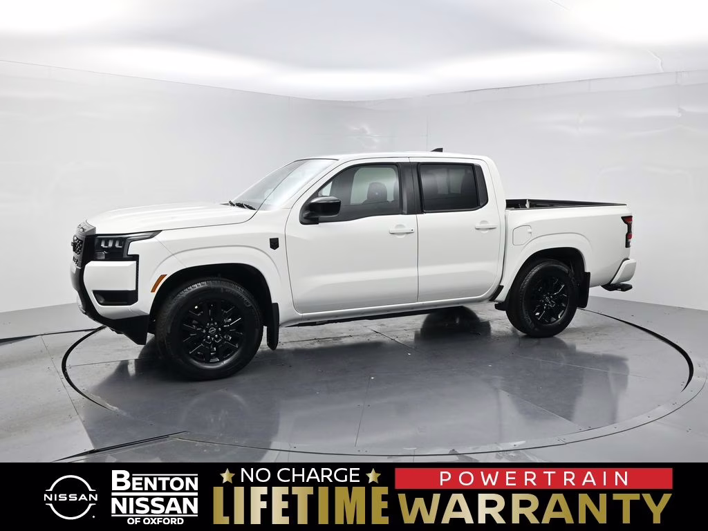 2026 Glacier White Nissan Frontier SV RWD Truck