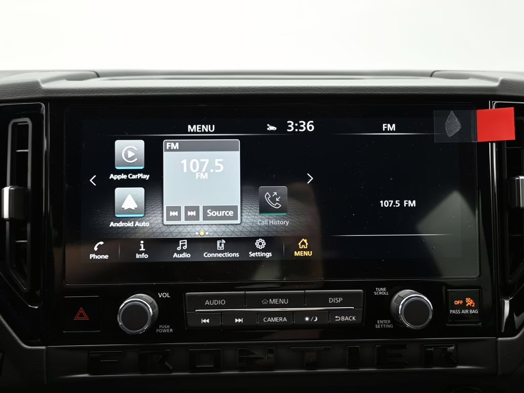 2026 Glacier White Nissan Frontier SV RWD Truck