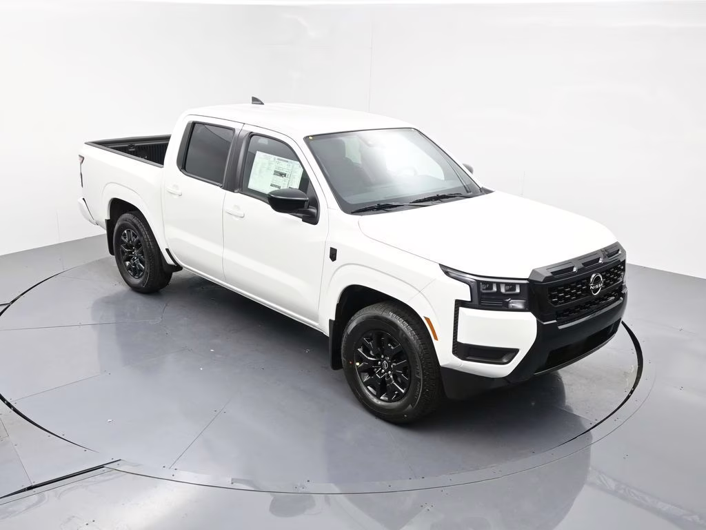 2026 Glacier White Nissan Frontier SV RWD Truck