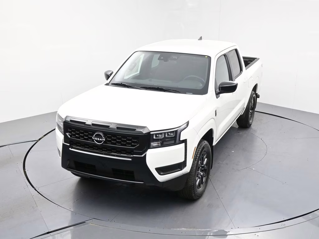 2026 Glacier White Nissan Frontier SV RWD Truck