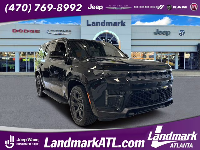 2026 High Gloss Black Jeep Grand Wagoneer Upland 4X4 SUV