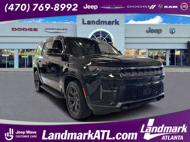 2026 High Gloss Black Jeep Grand Wagoneer Upland 4X4 SUV