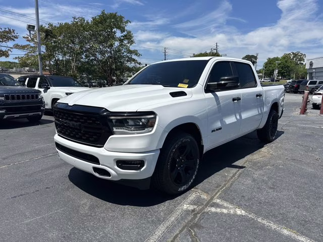 2023 Bright White Clearcoat Ram 1500 Big Horn 4X4 Truck