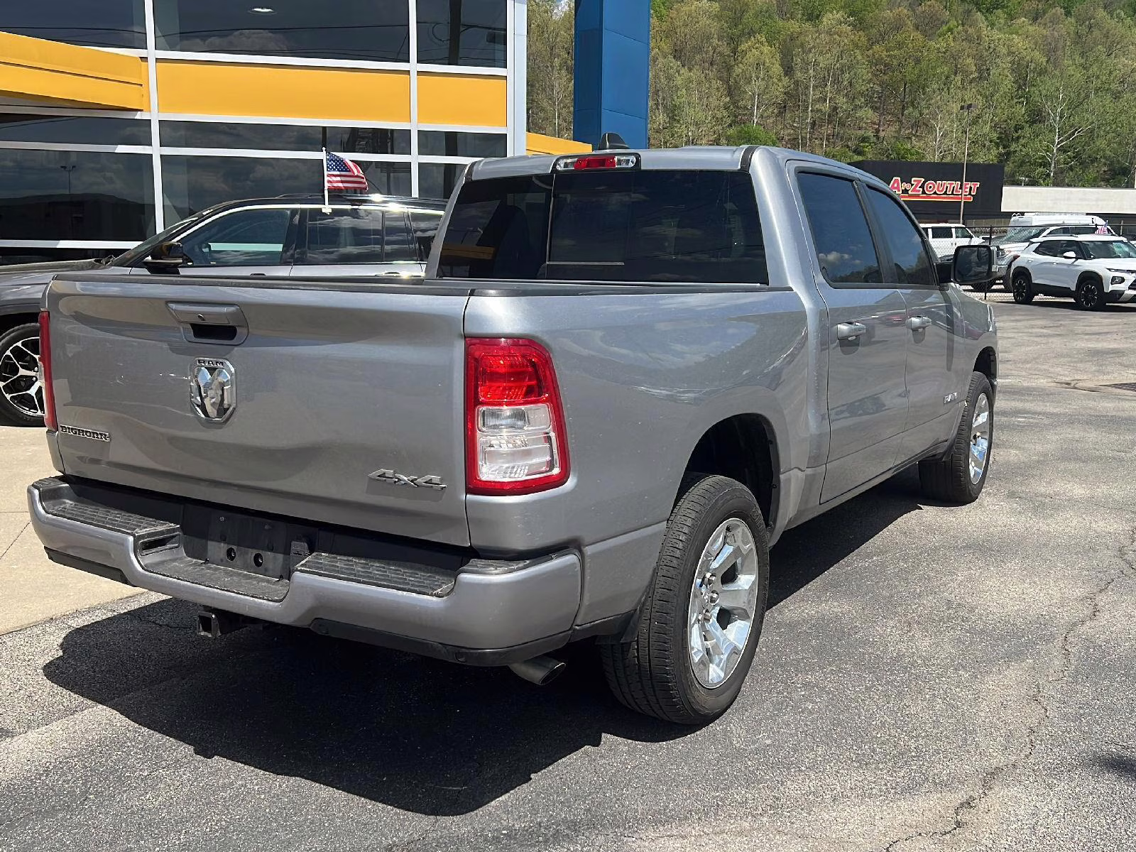 2022 Billet Silver Metallic Clearcoat Ram 1500 Big Horn 4X4 Truck