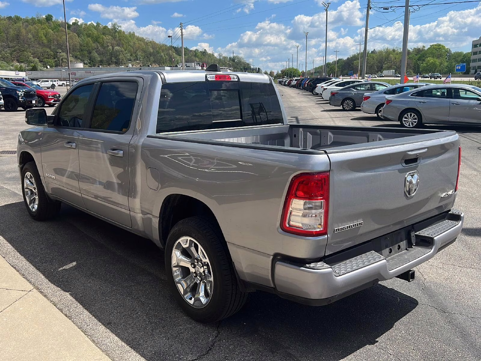 2022 Billet Silver Metallic Clearcoat Ram 1500 Big Horn 4X4 Truck