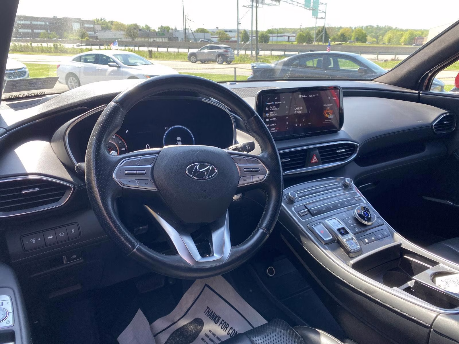 2023 Calypso Red Hyundai Santa Fe Calligraphy AWD SUV