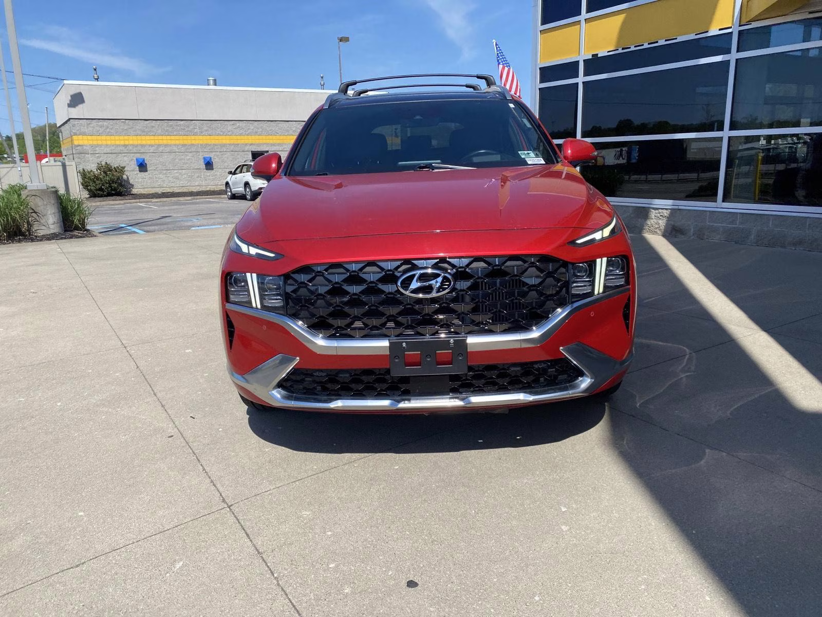 2023 Calypso Red Hyundai Santa Fe Calligraphy AWD SUV