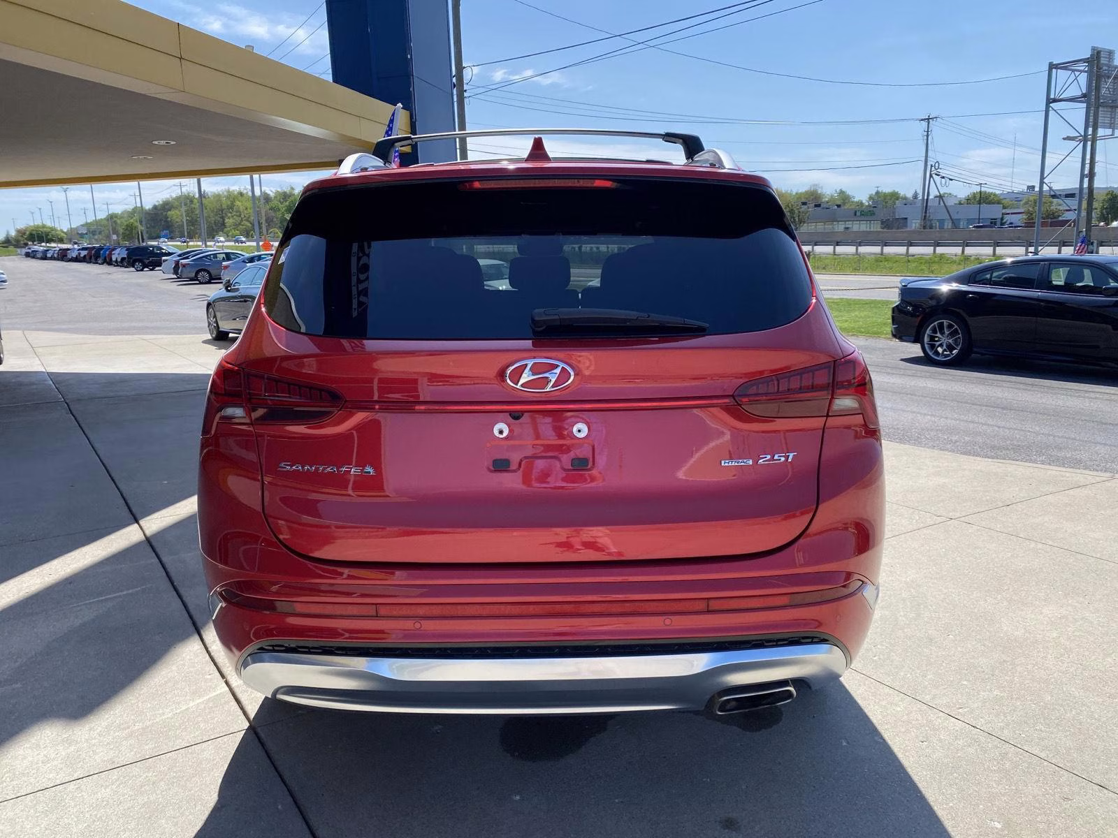 2023 Calypso Red Hyundai Santa Fe Calligraphy AWD SUV