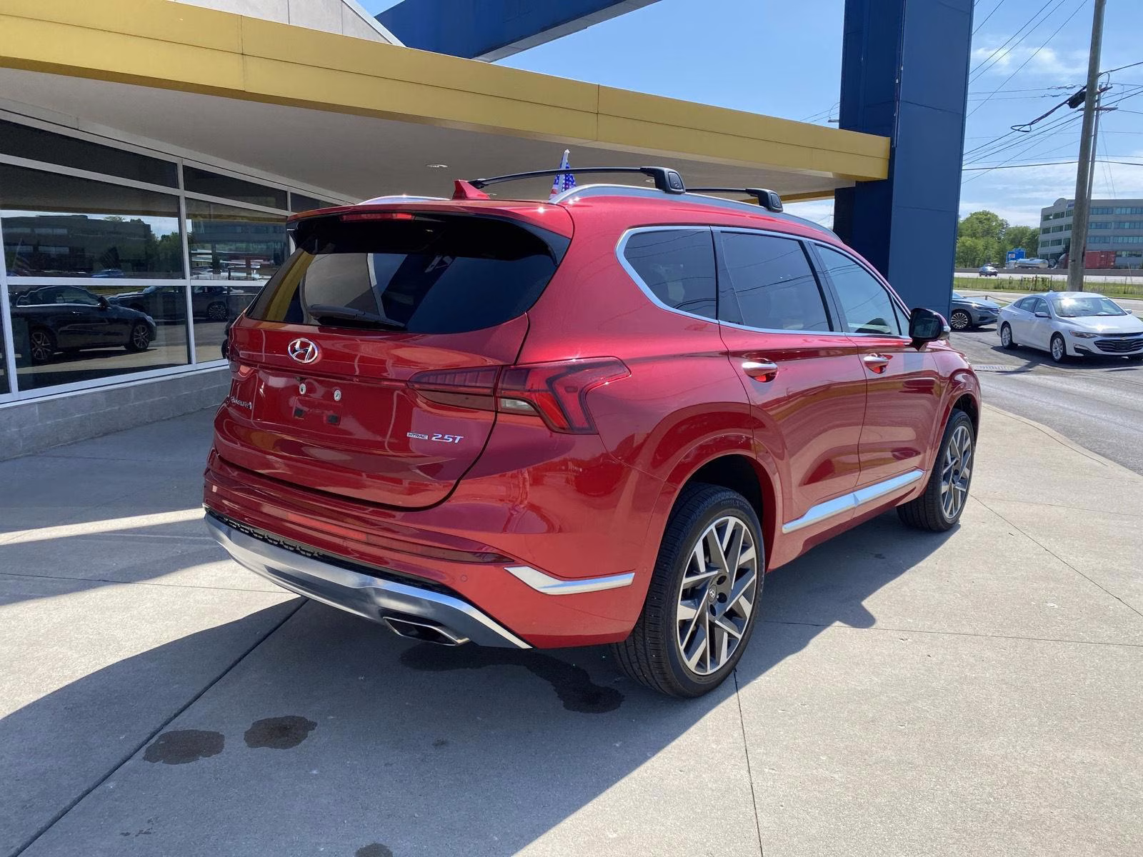 2023 Calypso Red Hyundai Santa Fe Calligraphy AWD SUV