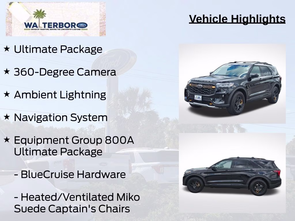 2026 Agate Black Metallic Ford Explorer Tremor 4X4 SUV