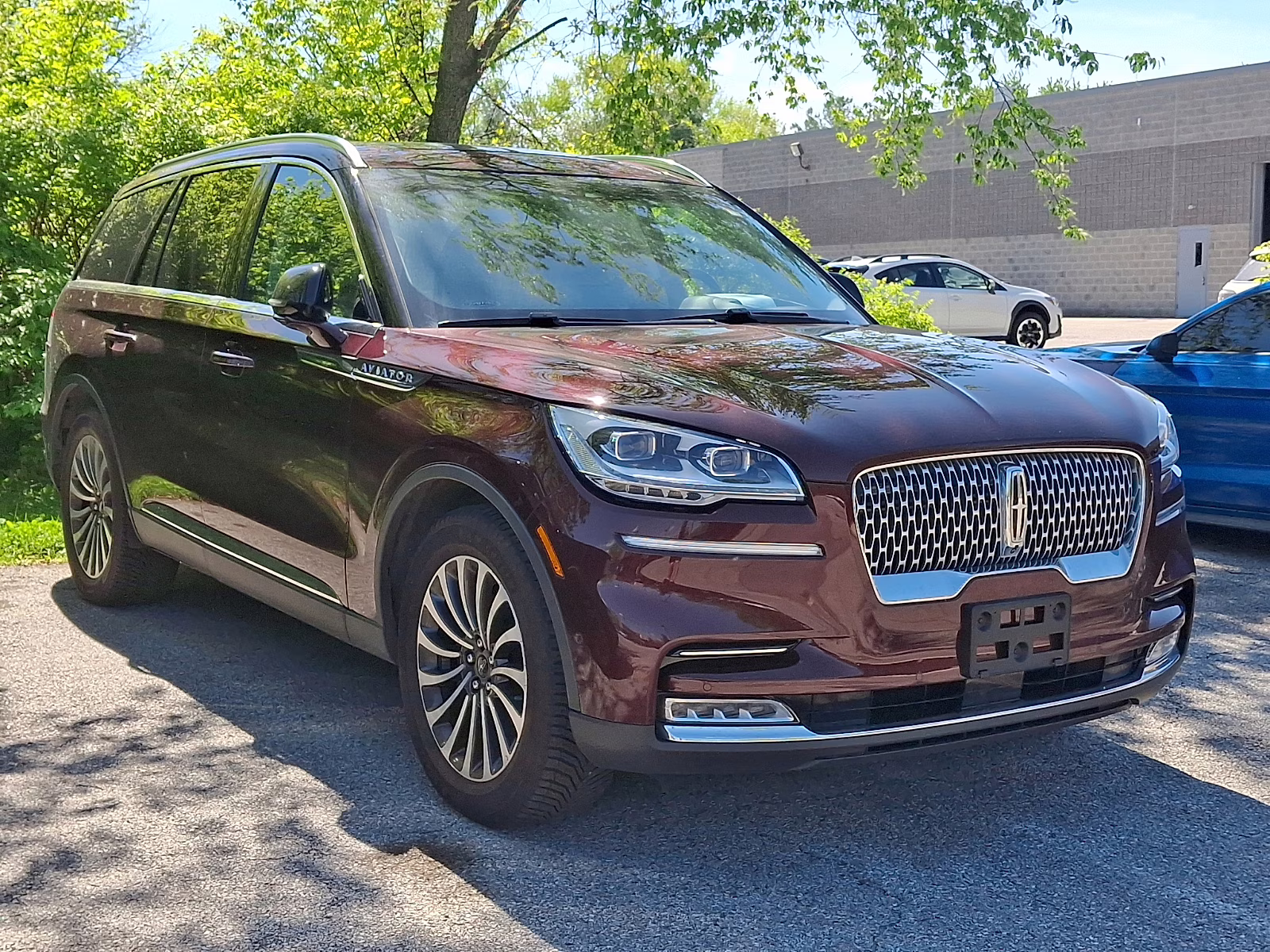 2022 Burgundy Velvet Metallic Tinted Clearcoat Lincoln Aviator Reserve AWD