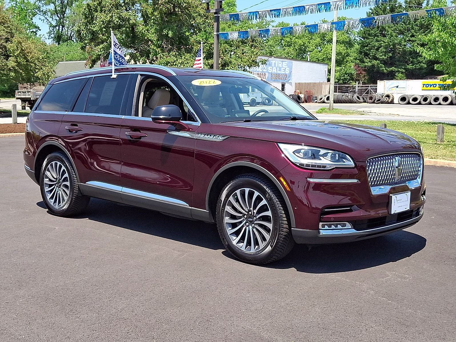 2022 Burgundy Velvet Metallic Tinted Clearcoat - R3 Lincoln Aviator Reserve AWD
