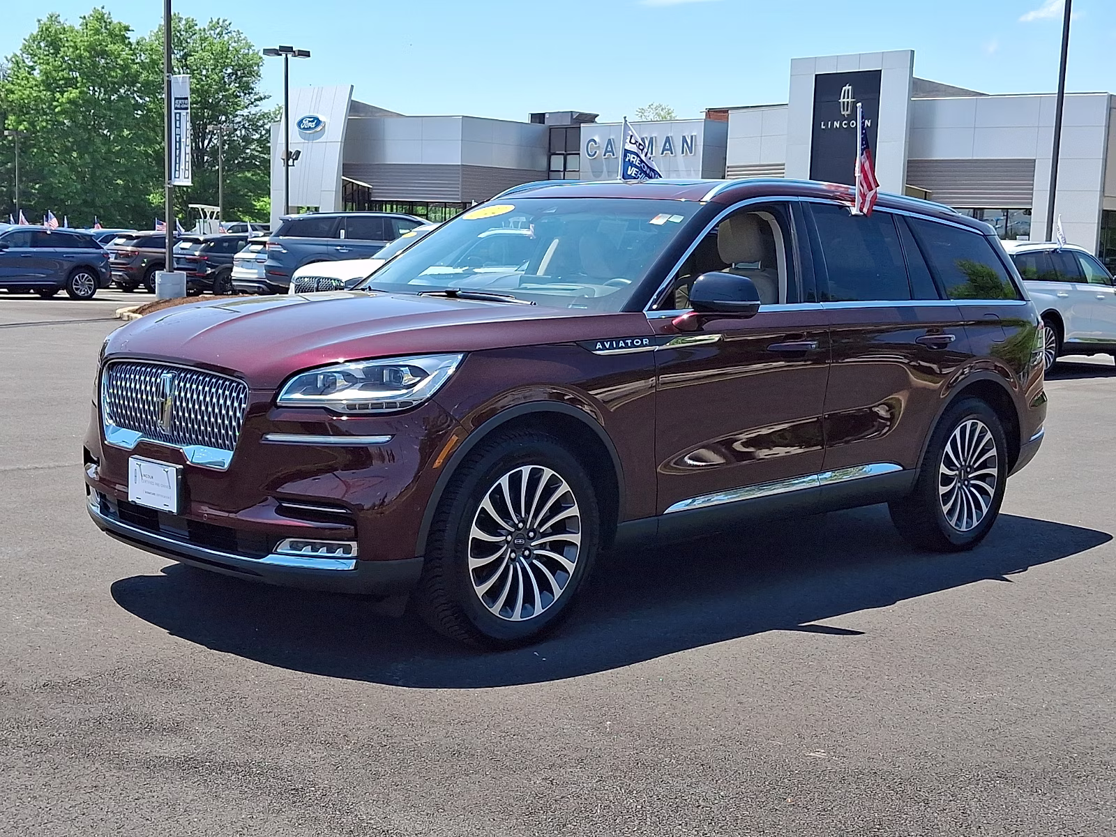 2022 Burgundy Velvet Metallic Tinted Clearcoat - R3 Lincoln Aviator Reserve AWD