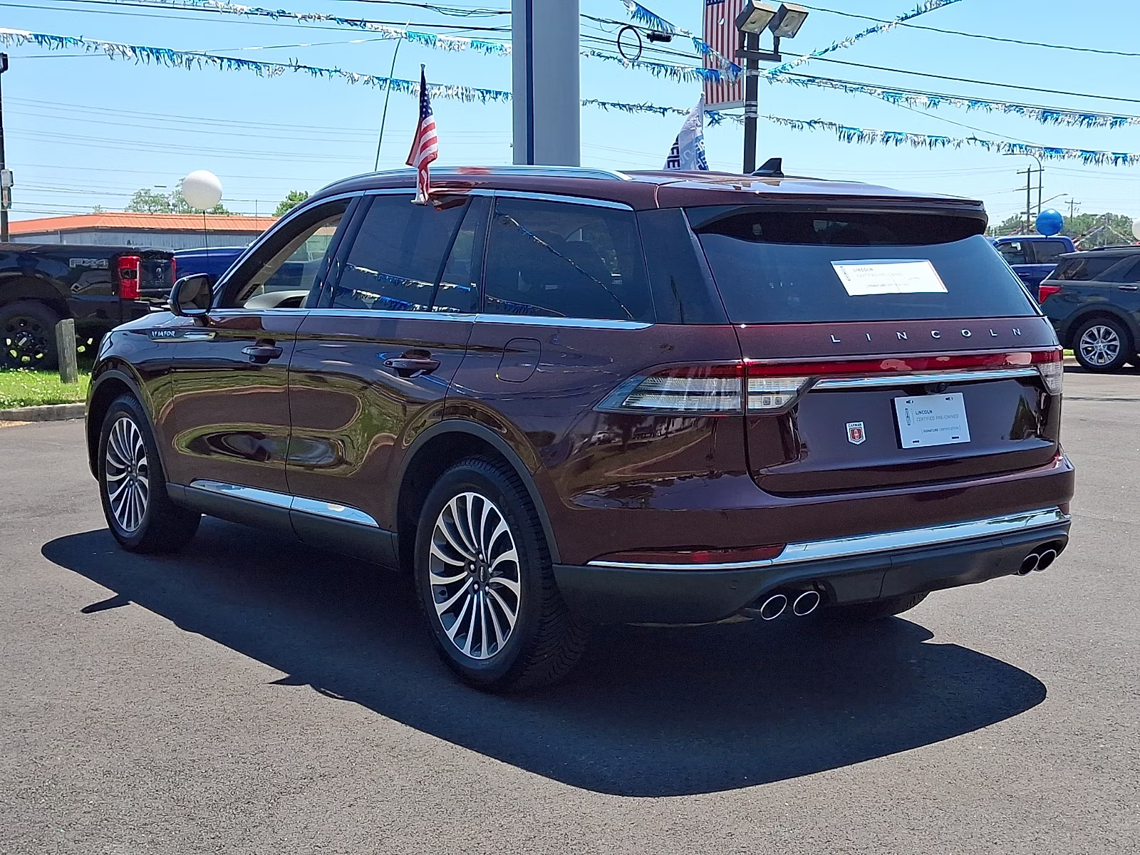 2022 Burgundy Velvet Metallic Tinted Clearcoat - R3 Lincoln Aviator Reserve AWD