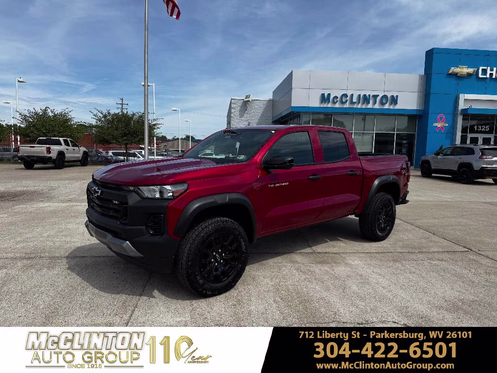 2026 Radiant Red Tintcoat Chevrolet Colorado 4WD Trail Boss 4X4 Truck