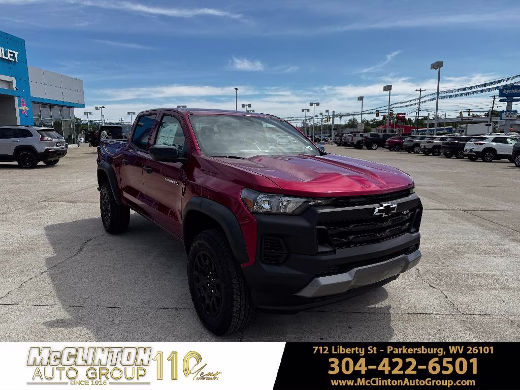 2026 Radiant Red Tintcoat Chevrolet Colorado 4WD Trail Boss 4X4 Truck