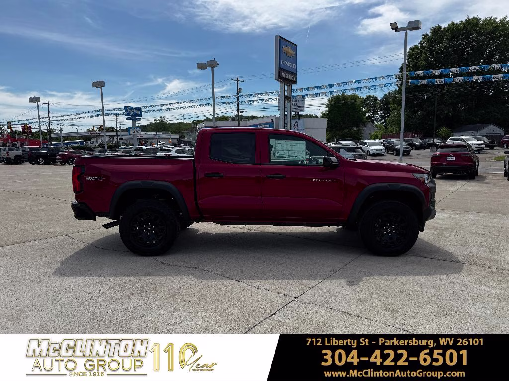 2026 Radiant Red Tintcoat Chevrolet Colorado 4WD Trail Boss 4X4 Truck