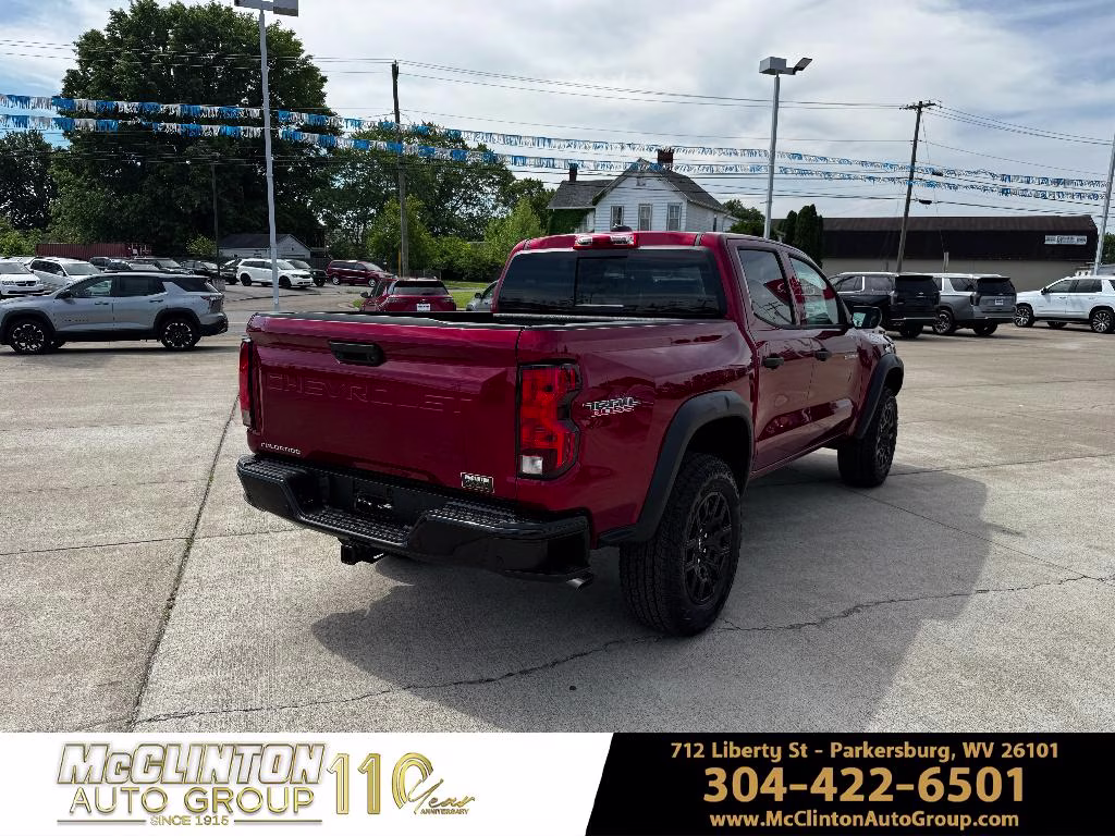 2026 Radiant Red Tintcoat Chevrolet Colorado 4WD Trail Boss 4X4 Truck