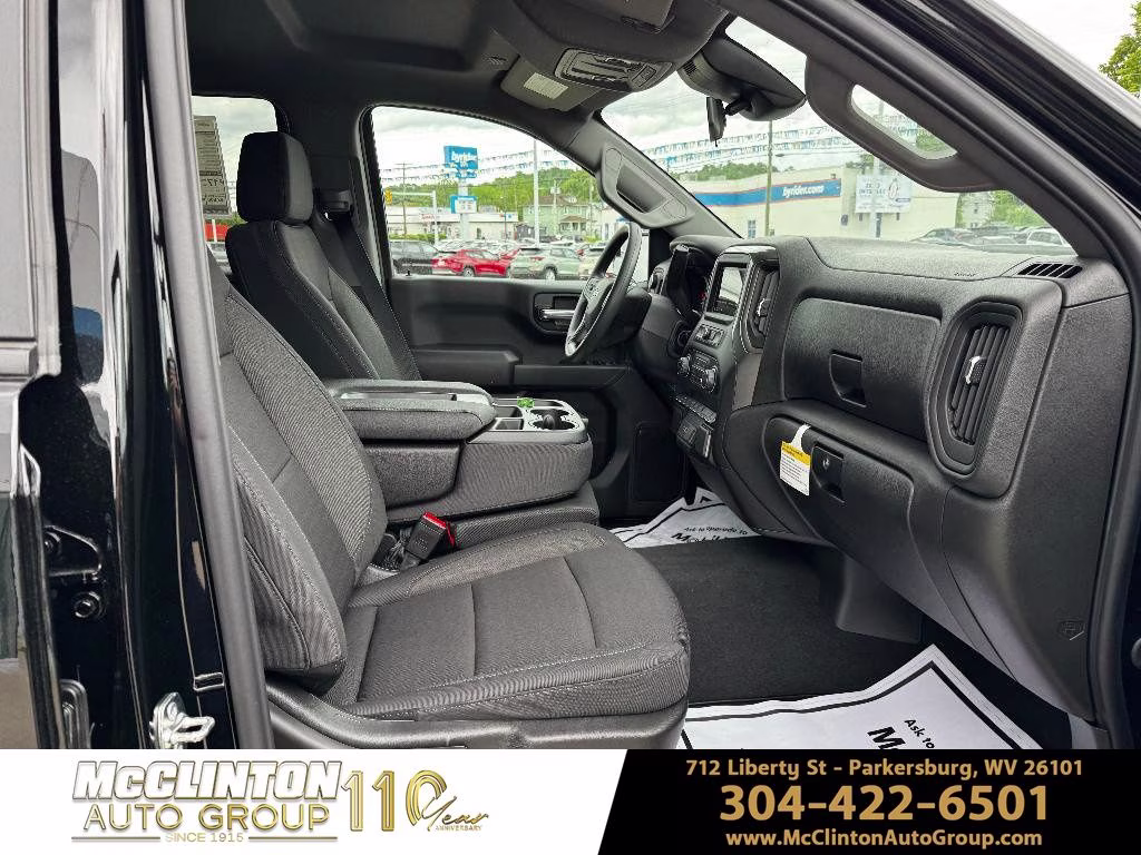 2026 Black Chevrolet Silverado 1500 Custom Trail Boss 4X4 Truck