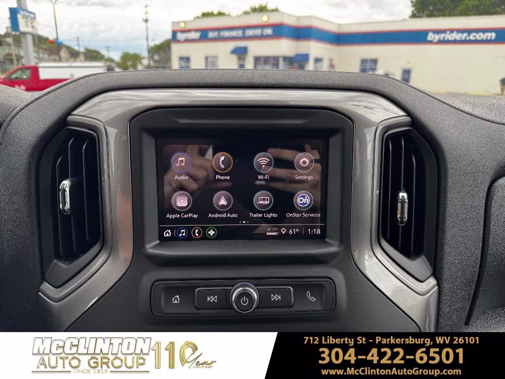 2026 Black Chevrolet Silverado 1500 Custom Trail Boss 4X4 Truck