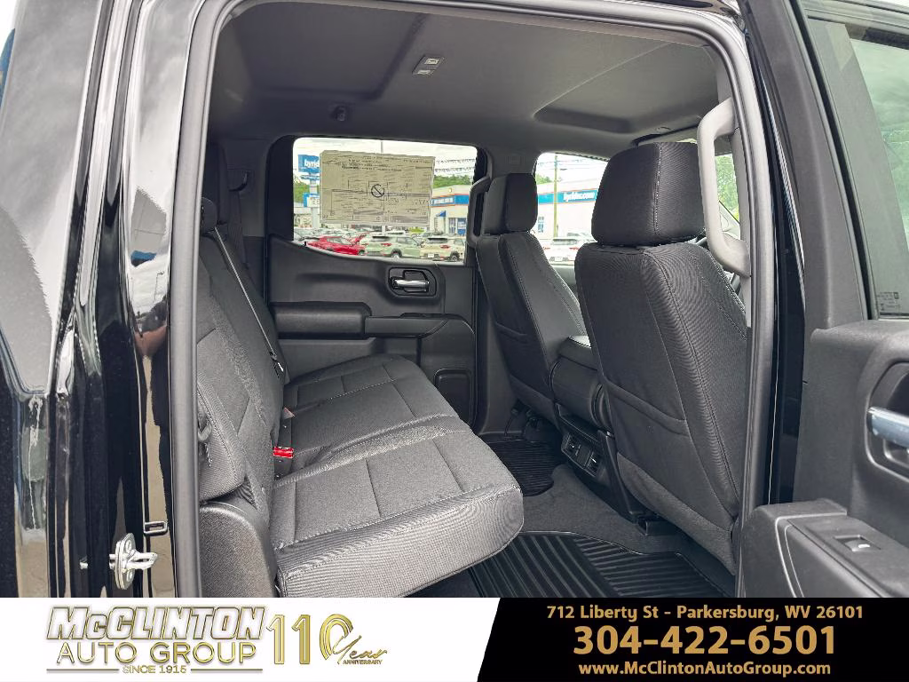 2026 Black Chevrolet Silverado Custom Trail Boss 4X4 Truck