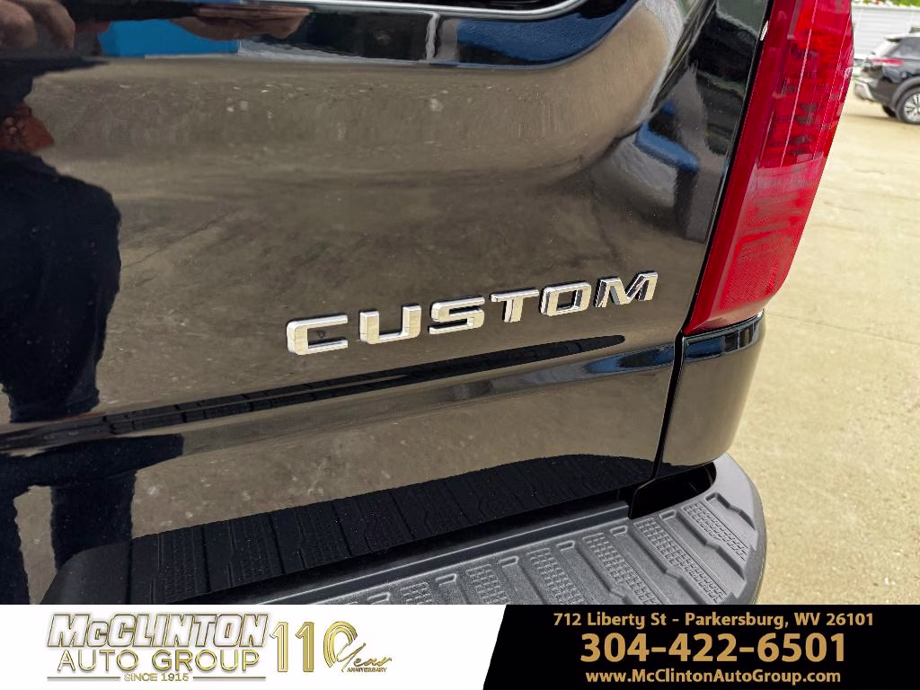 2026 Black Chevrolet Silverado Custom Trail Boss 4X4 Truck