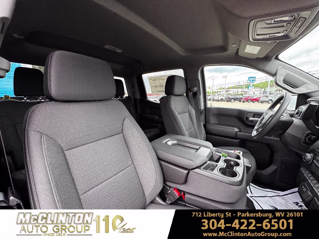 2026 Black Chevrolet Silverado Custom Trail Boss 4X4 Truck