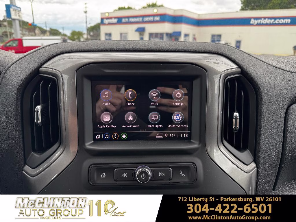 2026 Black Chevrolet Silverado Custom Trail Boss 4X4 Truck