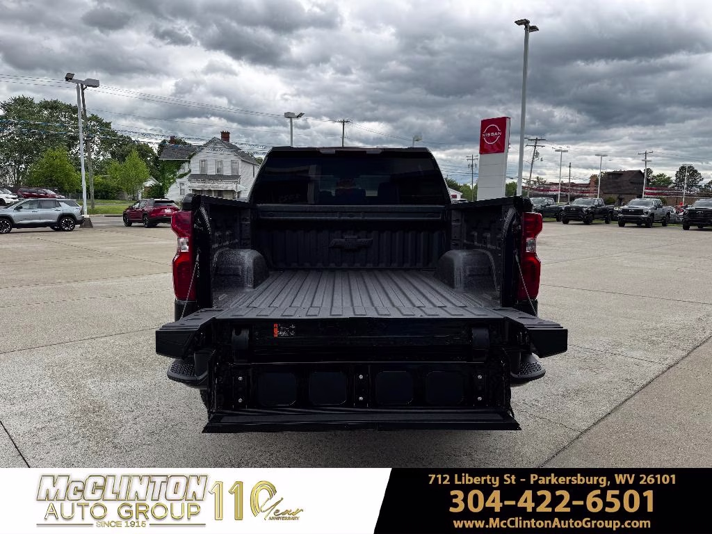 2026 Black Chevrolet Silverado Custom Trail Boss 4X4 Truck
