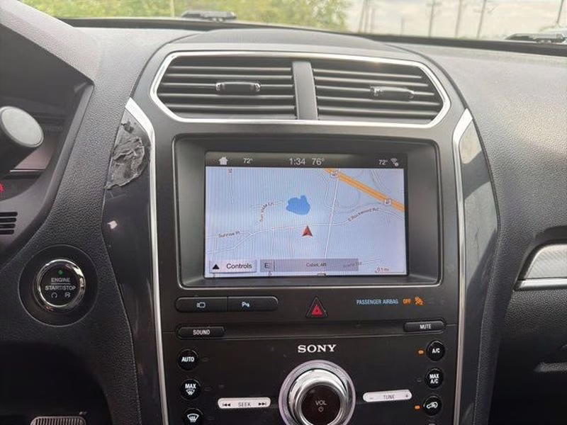 2019 White Platinum Metallic Tri-Coat Ford Explorer Sport 4X4 SUV